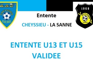   Entente Cheyssieu - La Sanne VALIDEE