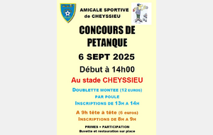 Tournoi pétanque 6 sept 2025