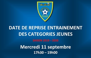 Reprise entrainement U6 à U11