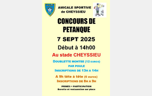 Tournoi de Pétanque