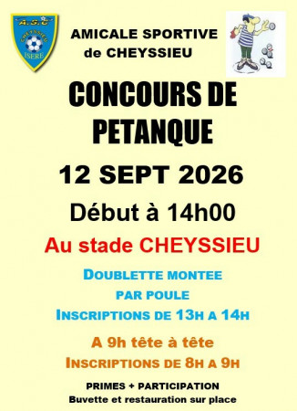 Tournoi pétanque 12 sept 2026