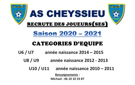 Recrutement jeunes