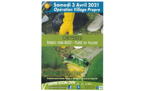 Participation de l'AS Cheyssieu à l'opération Village propre